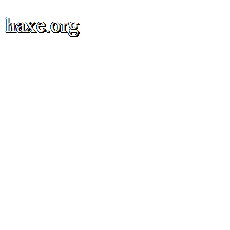 haxe logo outline