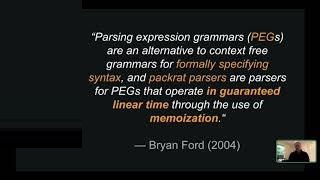 Justin Donaldson - Parsing Expression Grammars in Haxe