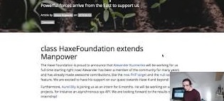 Aurel Bily - Internship at Haxe
