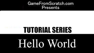 2. Hello World