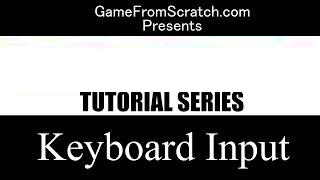 4. Keyboard Input